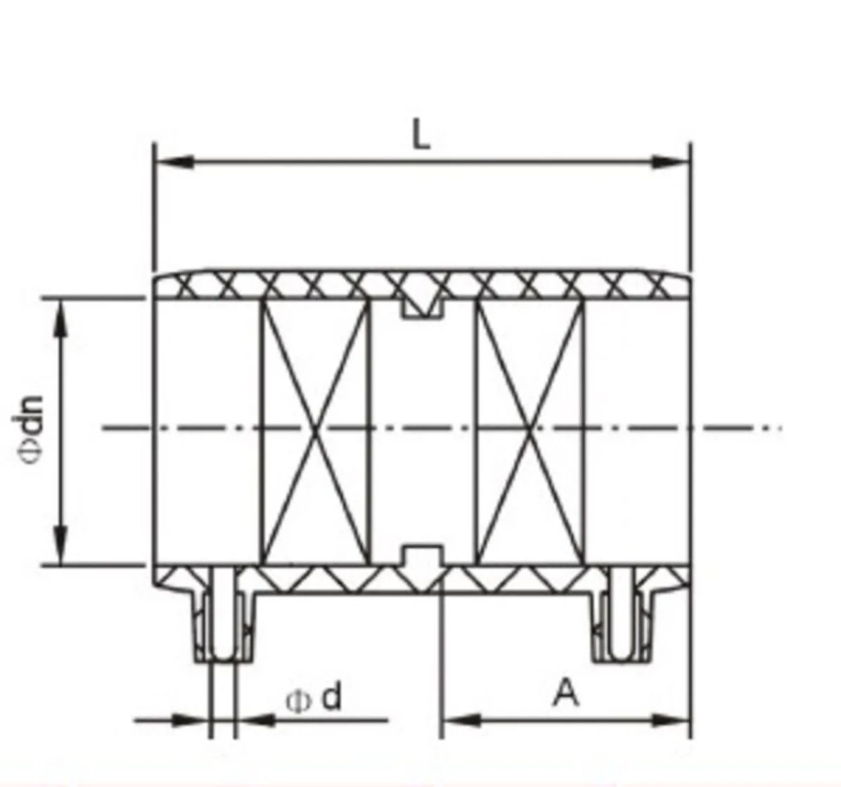 Муфта электросварная 315 мм SDR17 ПЭ100 Xinda (XD)