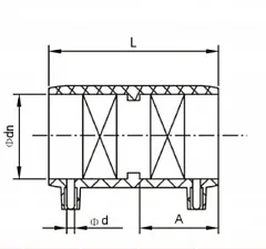 Муфта электросварная 315 мм SDR17 ПЭ100 Xinda (XD)