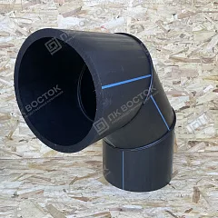 Отвод ПНД ПЭ100 315 мм sdr11 90 градусов сварной 3-сегментный