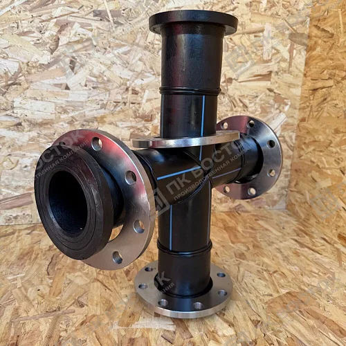 Крестовина ПНД фланцевая 400 мм SDR17 Pn10