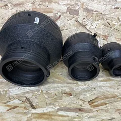 Переход ПНД ПЭ 100 электросварной 250х110 мм SDR 11 для воды
