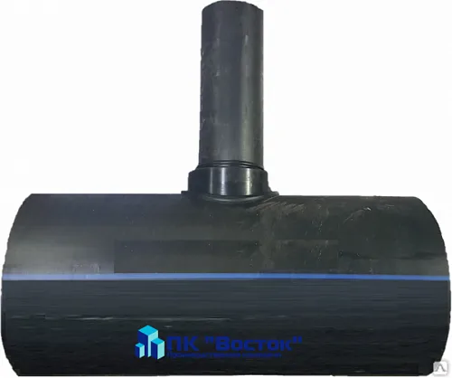 Тройник ПНД 355х110 мм SDR 13,6 с монолитным корпусом