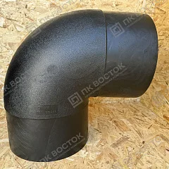 Отвод 90 градусов ПНД 63-1200 мм литой ПЭ100