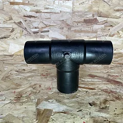 Тройник ПНД ПЭ100 63 мм SDR11 равнопроходной литой