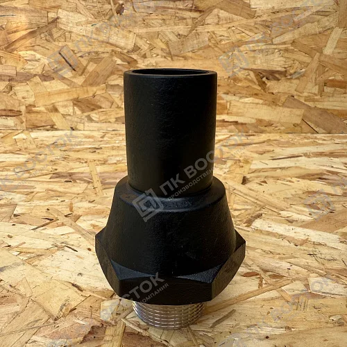 Переход ПЭ-Латунь 40х4*1/4" НР (с наружной резьбой)