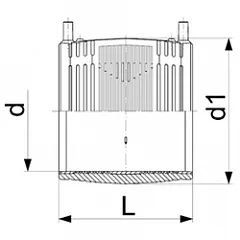 Муфта электросварная 90 мм SDR 11 GF (Georg Fischer)