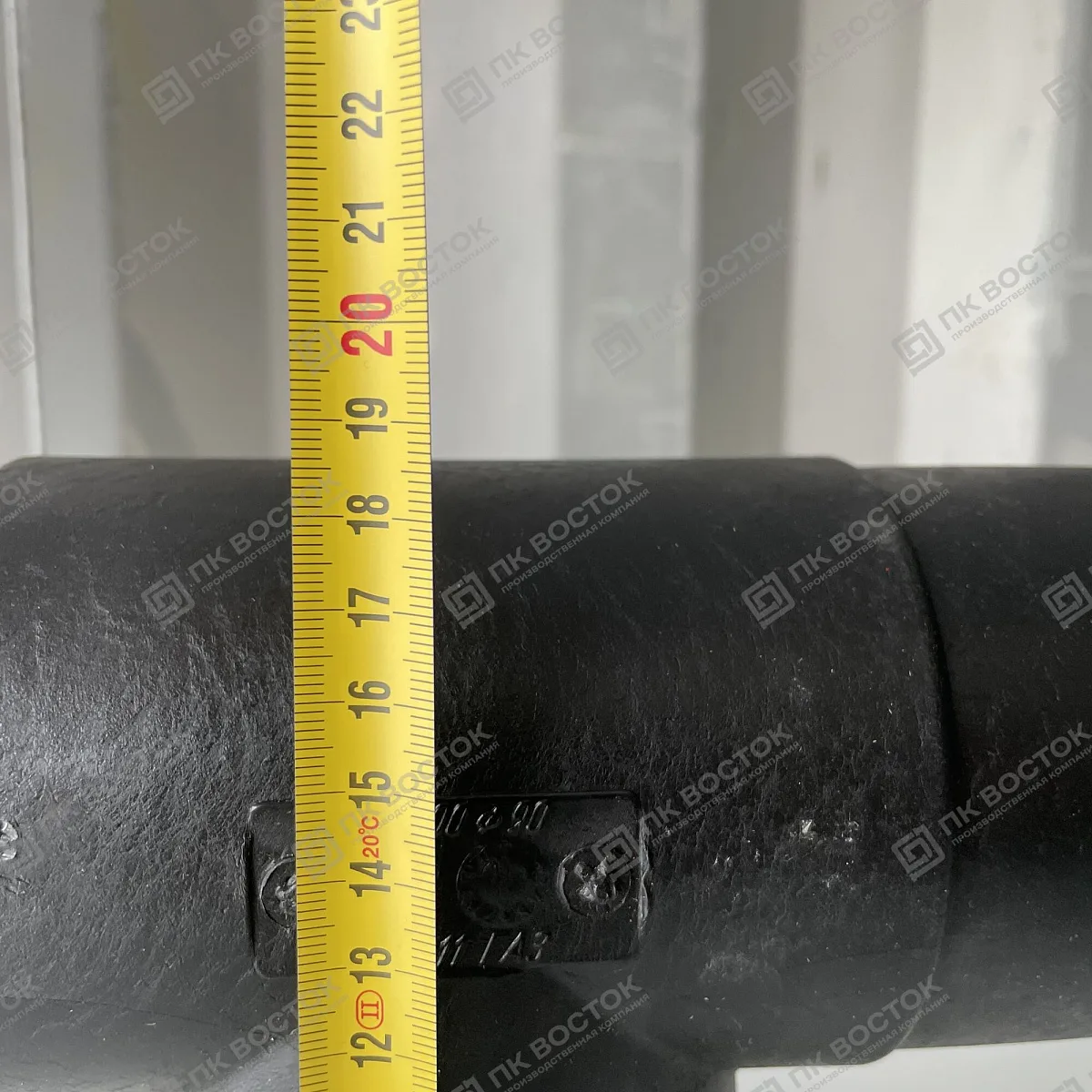 Тройник ПНД ПЭ100 90 мм SDR11 равнопроходной литой