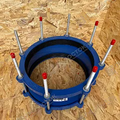 Муфта ДРК стальная соединительная Ду 100 мм (Дн 108-128) Ру10/16 Benarmo