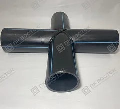 Крестовина ПНД сварная SDR21 75 мм равнопроходная