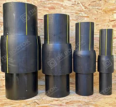 Неразъемное соединение полиэтилен-сталь 225-219 мм SDR 11 газ