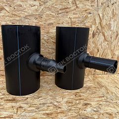 Тройник ПНД 400х225 мм SDR 17 с монолитным корпусом