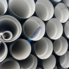 Труба пнд гофрированная 160/136 SN8 двустенная с раструбом