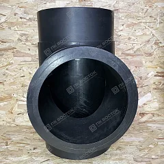 Тройник ПНД ПЭ100 450 SDR17 равнопроходной литой