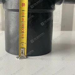 Тройник ПНД ПЭ100 110 мм SDR11 равнопроходной литой