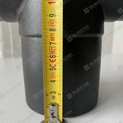 Тройник ПНД ПЭ100 90 мм SDR11 равнопроходной литой