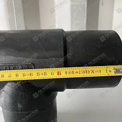 Тройник ПНД ПЭ100 110 мм SDR11 равнопроходной литой